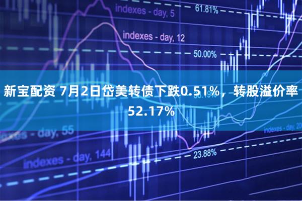 新宝配资 7月2日岱美转债下跌0.51%，转股溢价率52.17%